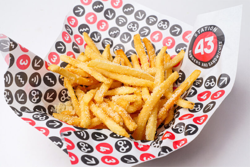 Truffle parmesan fries